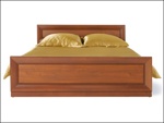 Кровать двухспальная LARGO CLASSIC (Ларго Классик) LOZ 140 BRW (БРВ)